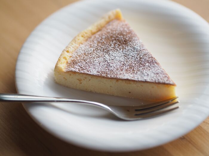 完成したチーズスフレ