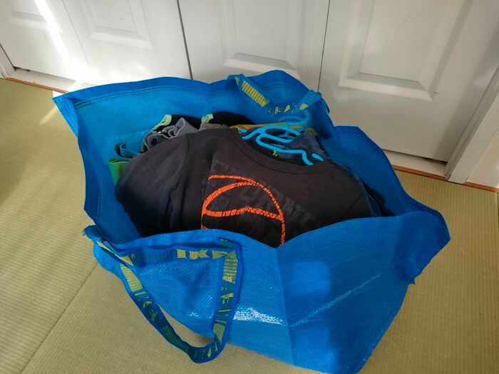 やっぱりIKEAブルーバッグが超優秀！Sサイズも使い道たくさん♡「家事アイテム」に認定します！！