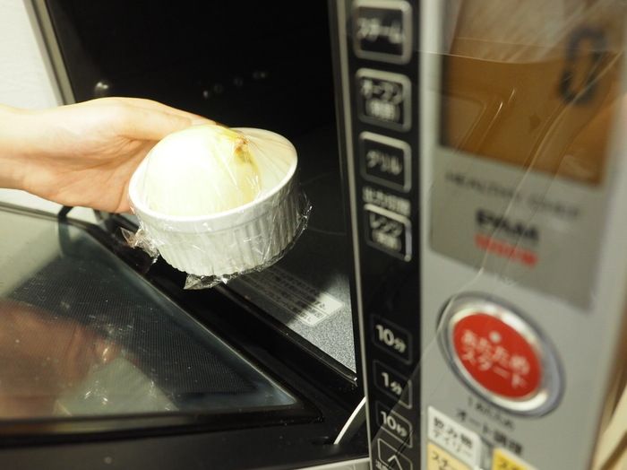 電子レンジで加熱