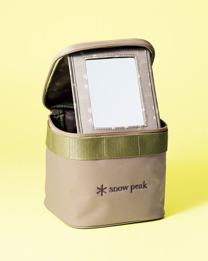 「スノーピーク」×高山 都さん「ミラーが取り外せる大きなバニティポーチ」が付録のリンネル2026年6月号増刊付録 