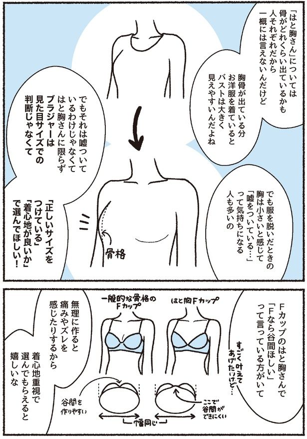 ブラジャーは見た目サイズでの判断じゃなくて (C)ちーちょろす、oomisoka1231／KADOKAWA