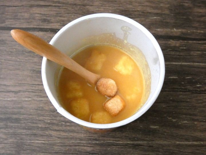 サクサクパンを最後まで楽しめる！お腹大満足のカップスープ