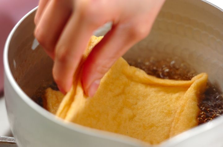 京風きつねうどんの作り方1