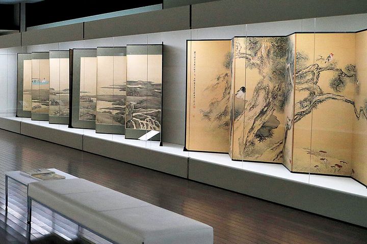 京都〈白沙村荘 橋本関雪記念館〉1階展示室