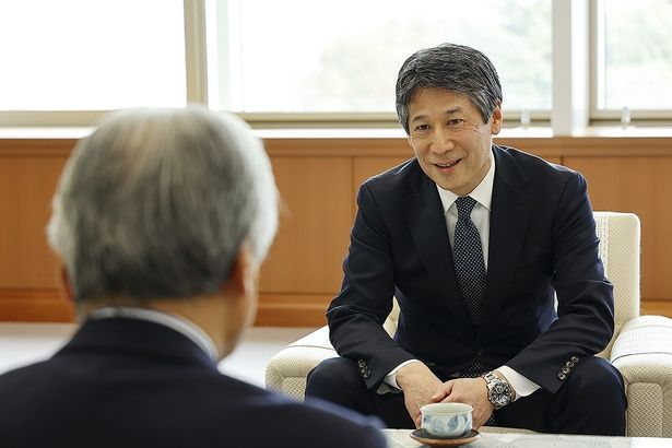 斎藤社長は、「県民の皆様の支えに心から感謝申し上げます。若年層や女性ファンが増える世界的トレンドを捉え、地域と協力して最高の受け入れ環境を整えていきたい」と、抱負を語った 【撮影＝藤巻祐介】