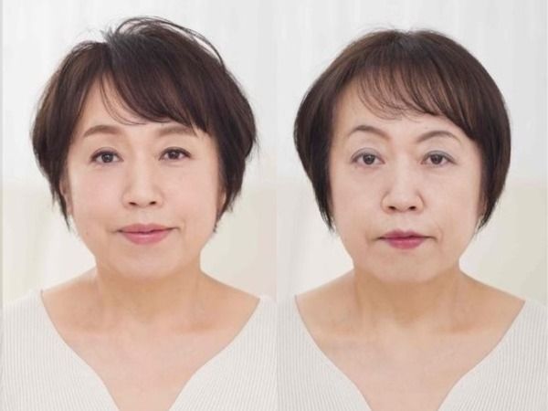 目と眉を変えると、こんなに印象が変わる！