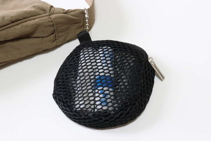 ダイソー メッシュポーチ（丸） 使用例