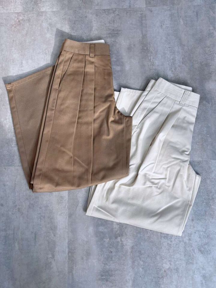 GUチノタックバレルパンツ BEIGEとNATURAL