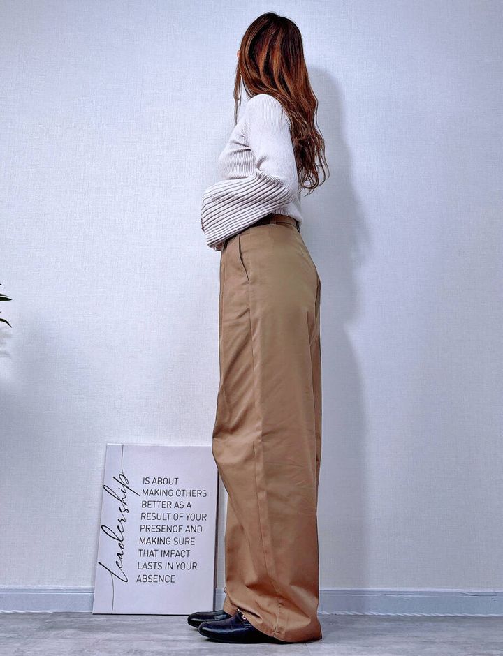 GUチノタックバレルパンツ Sサイズ丈感