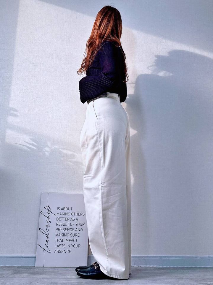 GUチノタックバレルパンツ XSサイズ丈感