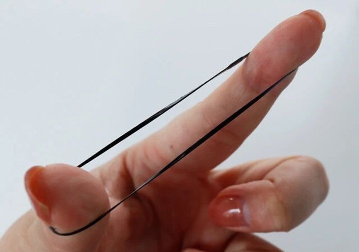 ダイソー からまないヘアーゴム（ブラック） サイズ感