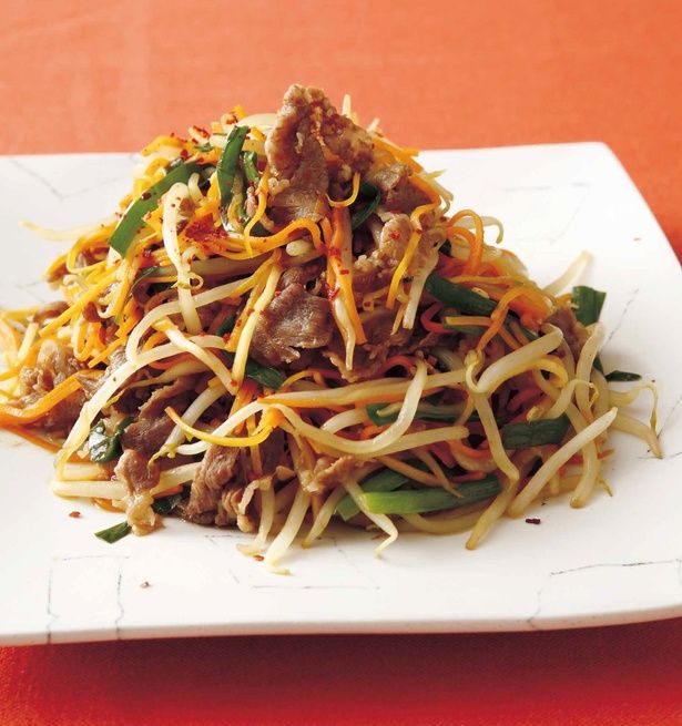 もやしのプルコギ風（料理・藤井 恵、撮影・澤木央子） （C）レタスクラブ編集部