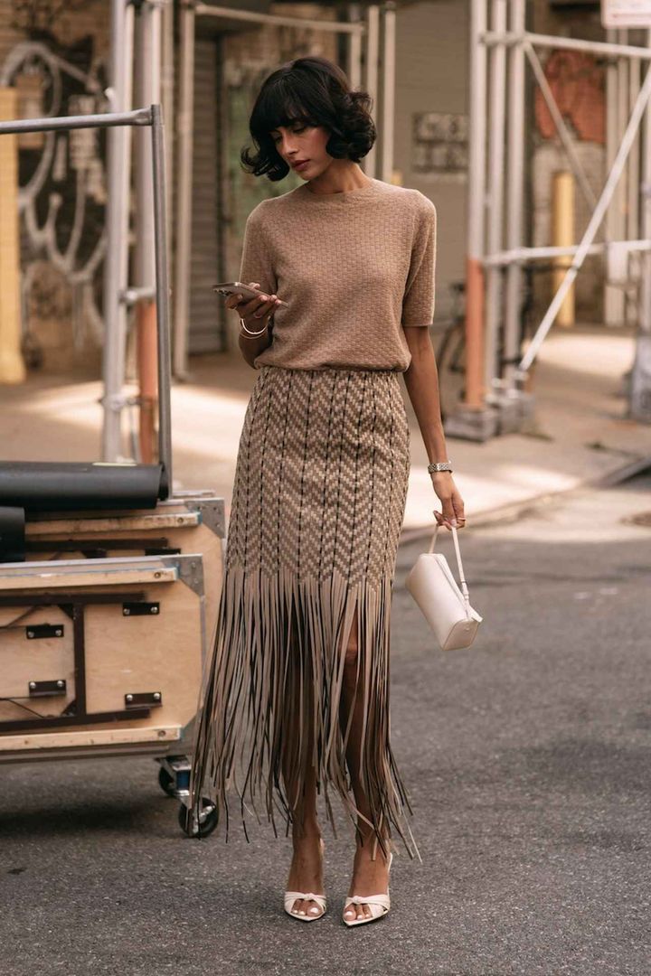 画像: デザインスカートをキーアイテムにする