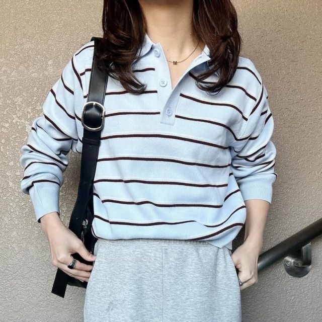 UNIQLO「スムースコットンポロセーター」