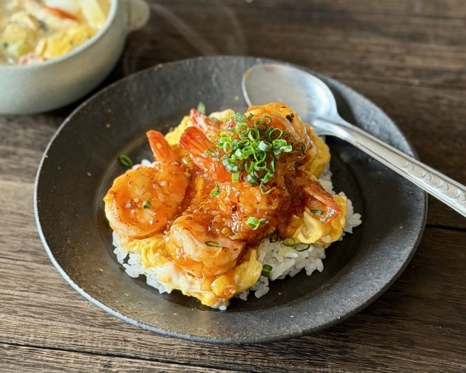 エビチリ丼