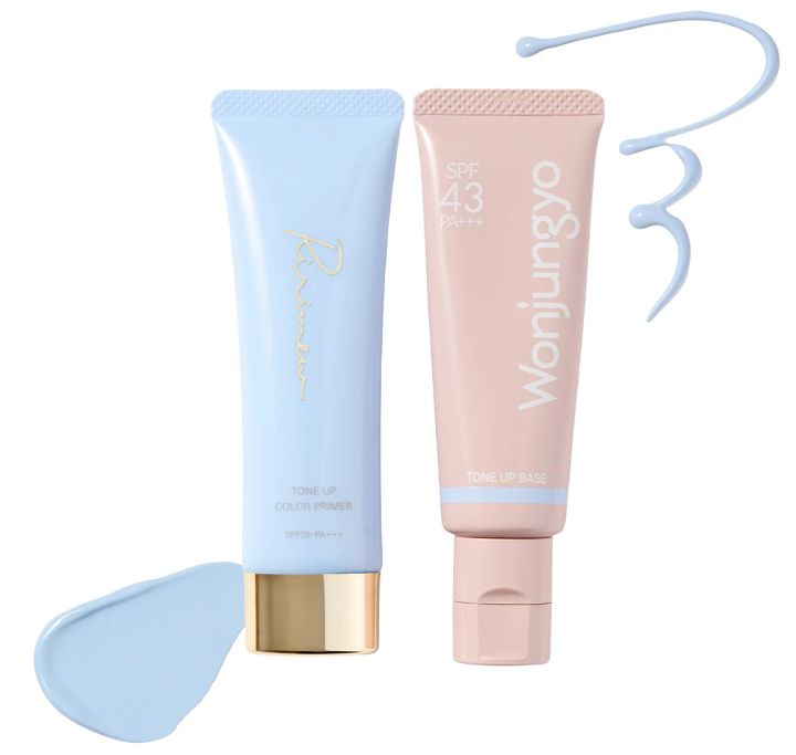 リリミュウ トーンアップカラープライマー SPF29・PA++ ウォンジョンヨ トーンアップベース N 03 ￥1430／Rainmakers+ 30g ￥1760／コージー本舗 