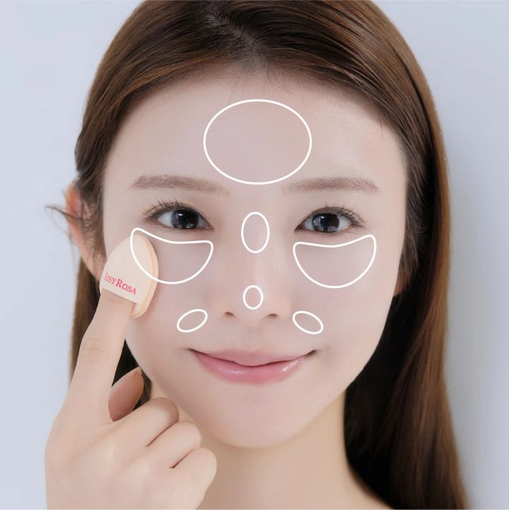 コントロールカラー 白 ホワイト 塗り方