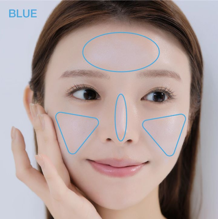 化粧下地 コントロールカラー ブルー 使い方