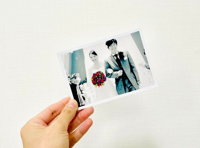 写真に『刺繍』してみたら…超おしゃれ！最高の思い出の一枚になりました♪