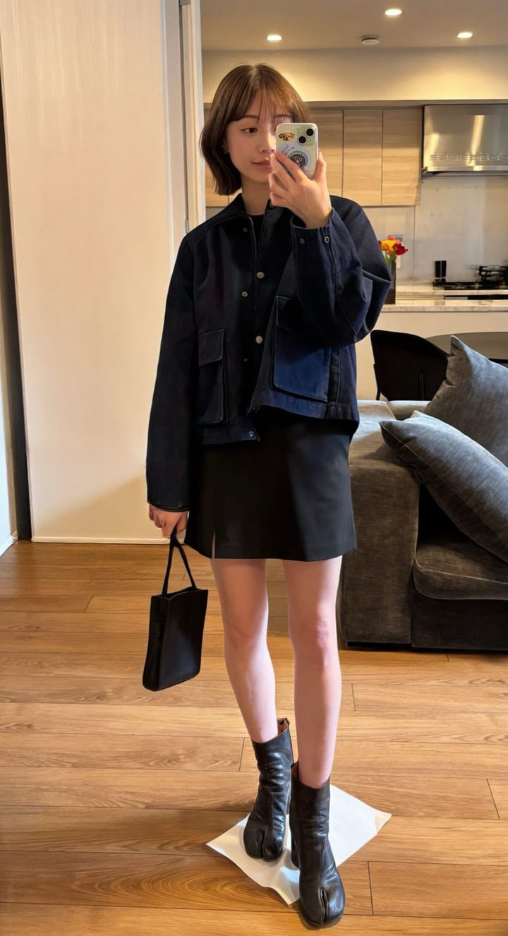 ユニクロコーデ：デニムジャケットでカジュアルダウン