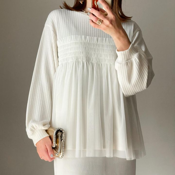 画像: デザイン性のある可愛いニット