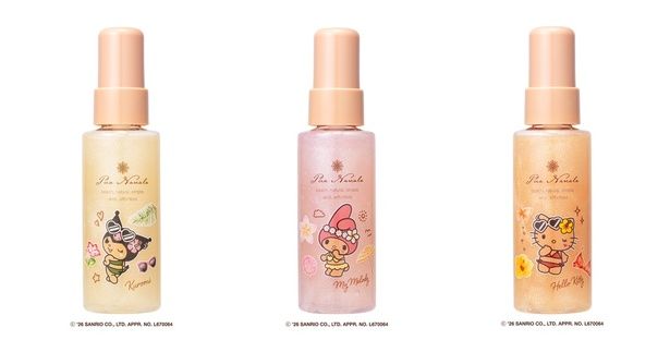 「プア ナナラ フレグランスジェル」は3種類 (C)'26 SANRIO CO., LTD. APPROVAL No. L670064