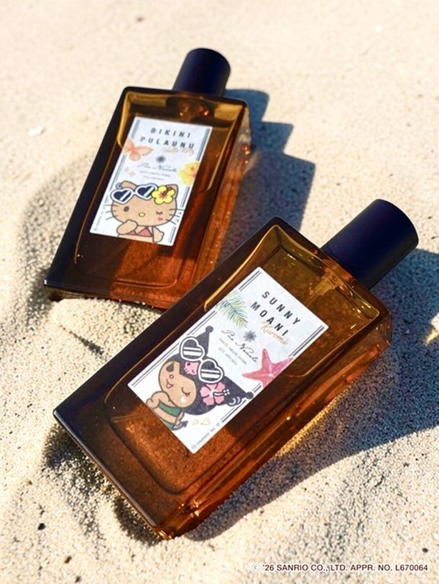 フルボトルタイプの「プア ナナラ オードトワレ(50ミリリットル)」 (C)'26 SANRIO CO., LTD. APPROVAL No. L670064