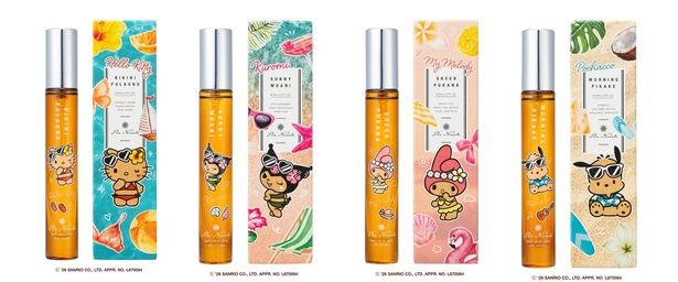 「プア ナナラ オードトワレ(8ミリリットル)」 (C)'26 SANRIO CO., LTD. APPROVAL No. L670064