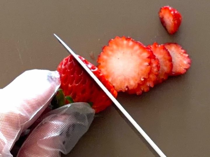 いちごの飾り切り