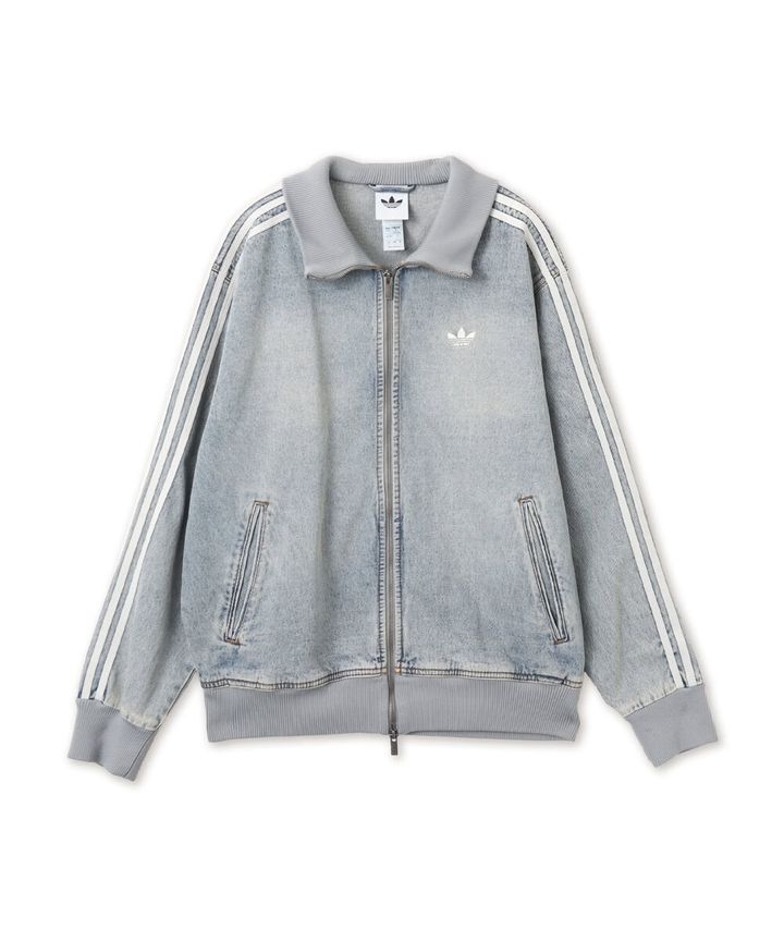 ヴィンテージライクなデニムで仕上げることで、またいつもと異なる表情を見せてくれるトラックスーツ。新たなデニムセットアップスタイルに挑戦いただきたい。