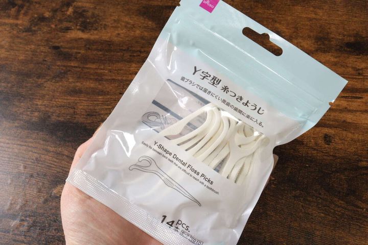 Y字型糸つきようじ（14本）