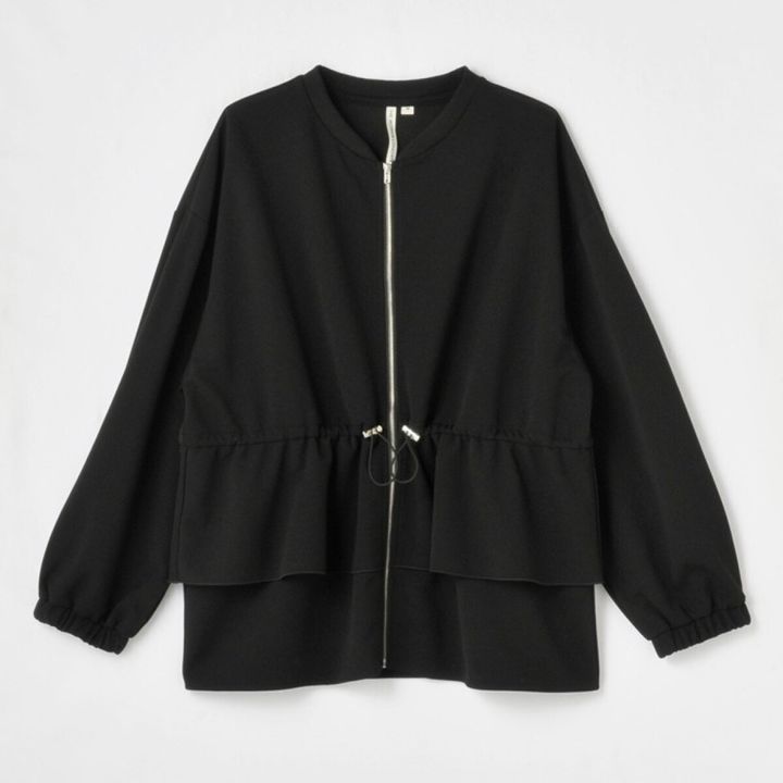 2026春しまむら大人女性おすすめ黒ブルゾン