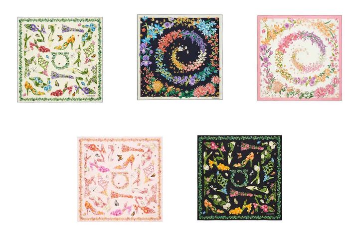 フェラガモ 2026年春夏シルクスカーフ