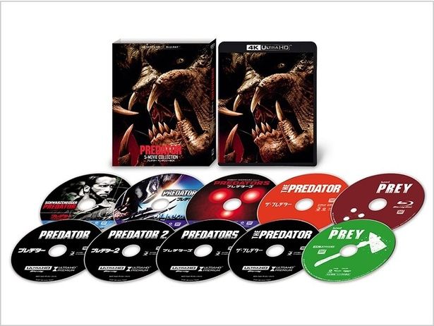 「プレデター ペンタロジーBOX」も同時発売！ 『プレデター：バッドランド』ブルーレイ＋DVD セット、4K UHD＋ブルーレイ セット発売中 プレデター ペンタロジーBOX＜4K UHD＋ブルーレイ／10枚組＞同時発売 発売元：ウォルト・ディズニー・ジャパン 発売・販売元：ハピネット・メディアマーケティング デジタル配信中（購入／レンタル） 発売元：ウォルト・ディズニー・ジャパン [c] 2026 20th Century Studios