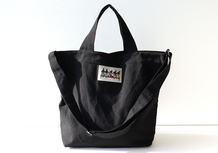 宝島社ムーミン黒ショルダーバッグ