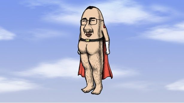 落書きから誕生したオリジナルヒーロー作品「おしり前マン」が、まさかの長編映画化！ [c]2026映画「おしり前マン」/ ⾕⼝崇 