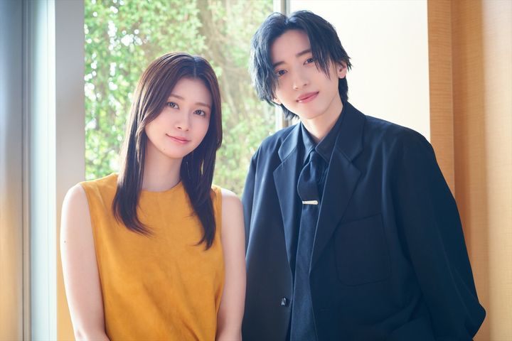 （左から）生見愛瑠、道枝駿佑 クランクイン！ 写真：松林満美 width=