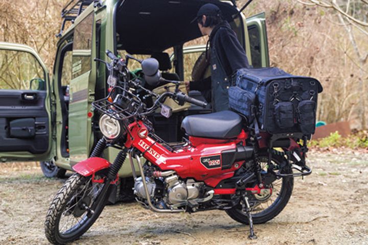 【N-VAN×ハンターカブ】自分だけの移動式秘密基地！トランポで進化する「バイク・キャンプ」の形