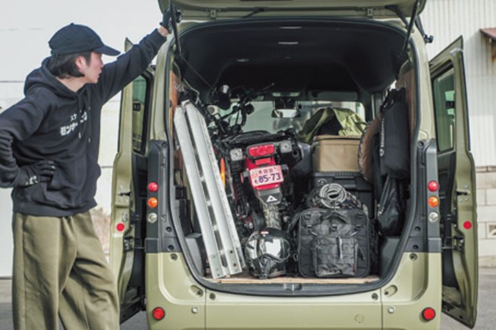 【N-VAN×ハンターカブ】自分だけの移動式秘密基地！トランポで進化する「バイク・キャンプ」の形