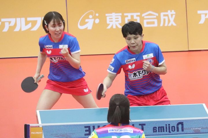 平野美宇、チェン・イーチン 撮影：SPREAD編集部