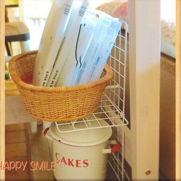 【100均】ワイヤーネット×結束バンドで