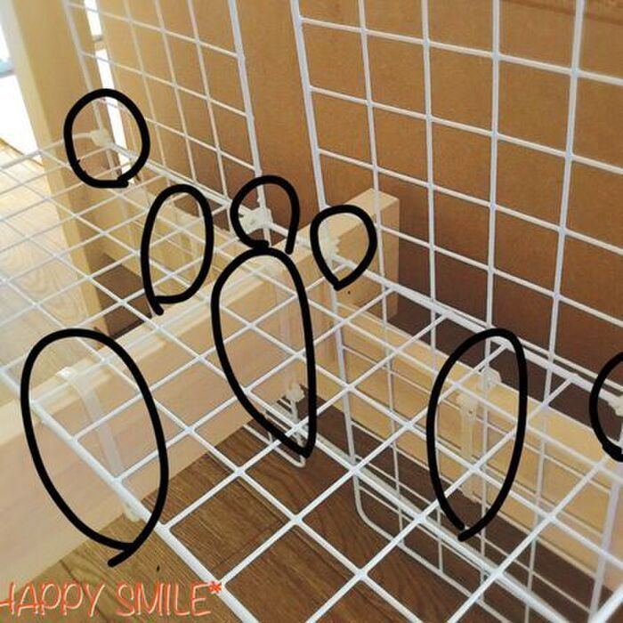 【100均】ワイヤーネット×結束バンドで