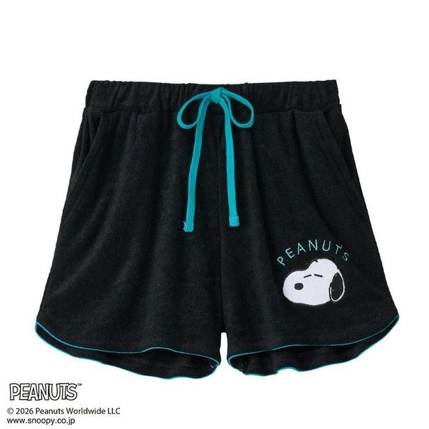 「パイルショートパンツ(ブラック)」(1320円)