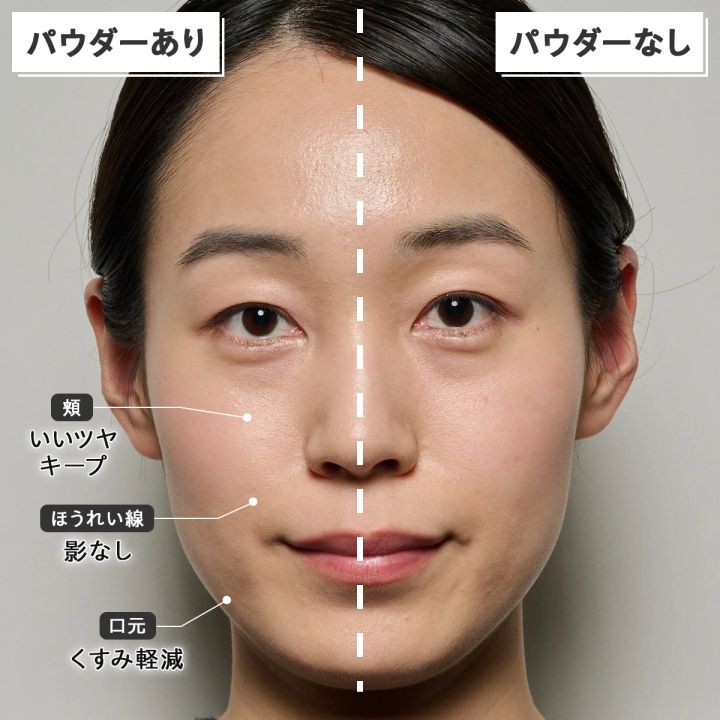 NARS ライトリフレククティング セッティングパウダー プレスト N FOG ライト 10時間後 全顔