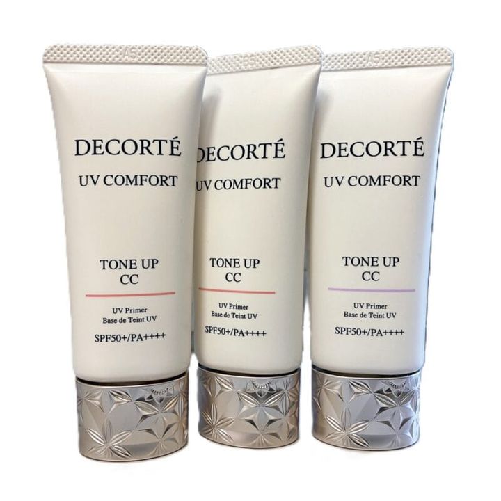 あら馬さんは、UV コンフォート トーンアップCCの3色をお試し。それぞれの仕上がりの特徴を比較して、色選びのポイントを探りました!