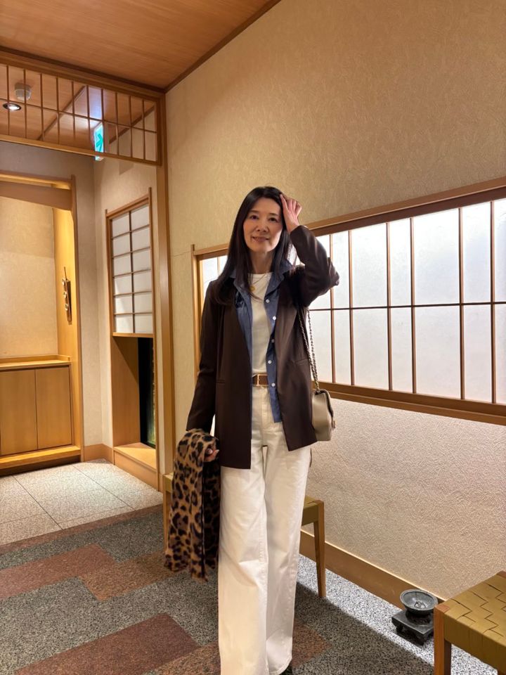 GU「ワイドフレアジーンズ /丈長め」