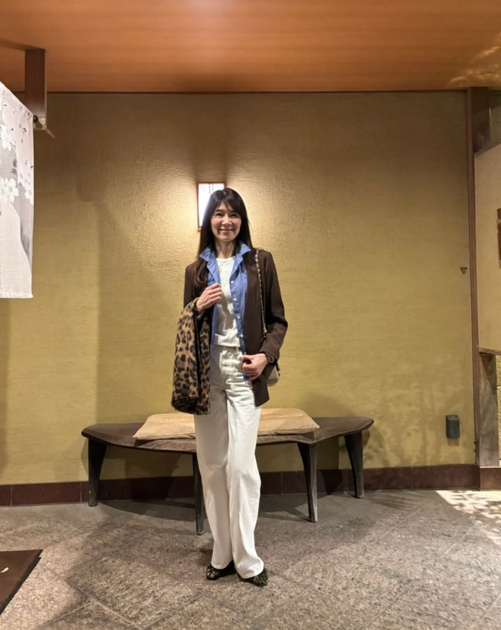 GU「ワイドフレアジーンズ /丈長め」