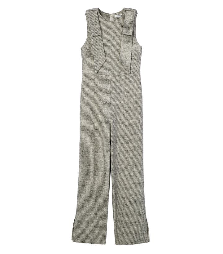 ロザリームーンのツイード素材のオールインワン。