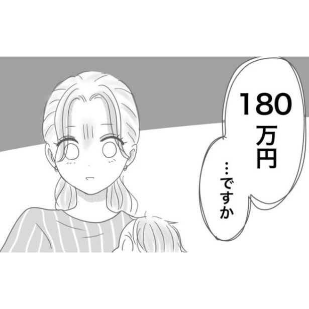 保釈金が180万円かかると聞いて驚愕する妻 画像提供：Reinaさん