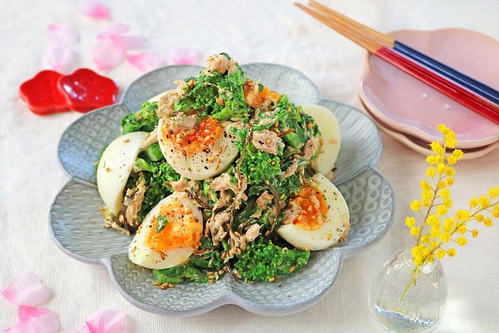 菜の花ツナサラダ８
